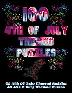 Themed FUN 预订 Puzzles July 4th LARGE Doing Celebrate PRINT Holiday 100 9781699285398 The