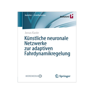 预订 Kunstliche neuronale Netzwerke zur adaptiven Fahrdynamikregelung