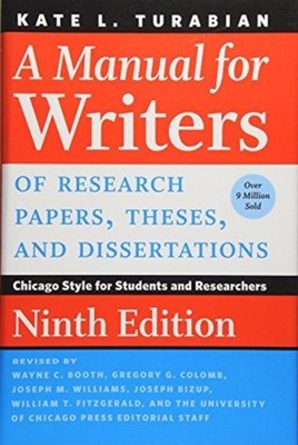 【预售】A Manual for Writers of Research Papers, Theses, and Dissertations, Ninth Edition: Chicago Style for Stude...