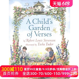 现货 英文原版 一个孩子 精装 Robert Verses 金银岛作者 Stevenson Garden 诗园 Child Louis 罗伯特路易斯斯蒂文森