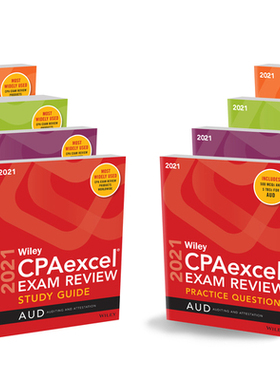 【预订】Wiley Cpaexcel Exam Review 2021 Study Guide + Question Pack: Complete Set 9781119761549