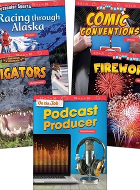 【预订】Multiplication & Division: Grades 4-5 (5-Book Set)