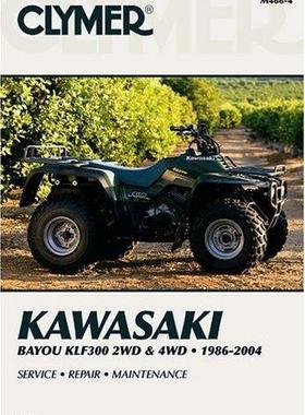 [预订]Clymer Kawasaki Bayou KLF300 2WD & 4WD 9780892879250