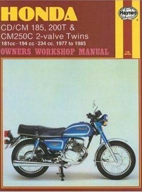 [预订]Honda CD/CM185 200T & CM250C 2-valve Twins (77 - 85) Haynes Repair Manual 9781850103592
