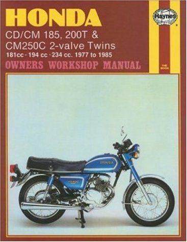 [预订]Honda CD/CM185 200T & CM250C 2-valve Twins (77 - 85) Haynes Repair Manual 9781850103592