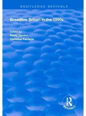 预订 Breadline Britain in the 1990s: 9781138607583