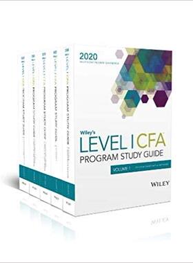 【预售】WileyS Level I Cfa® Program Study Guide 2020