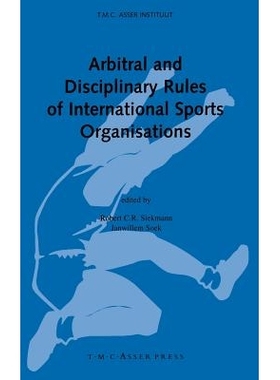 预订 Arbitral and Disciplinary Rules of International Sports Organisations: 9789067041331
