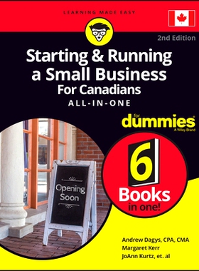 预订 Starting & Running a Small Business for Canadians All-In-One for Dummies: 9781119648390
