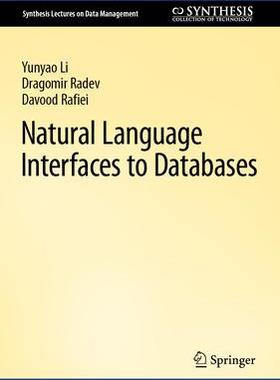 [预订]Natural Language Interfaces to Databases 9783031450426