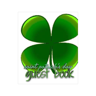 [预订]Saint patrick’s Day shamrock blank guest book: Saint patrick’s Day shamrock blank guest book 9781714298488