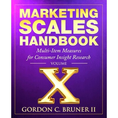 预订 Marketing Scales Handbook: Multi-Item Measures for Consumer Insight Research (Volume 10): 9781796226997