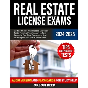 预订 Guide Technical with Practice Exams 2025 Pass License 2024 Updated Tests Exercises Terminology Estate Real