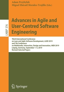 【预订】Advances in Agile and User-Centred Software Engineering