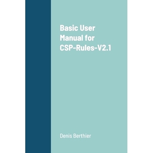 Manual for CSP 预订 V2.1 User Rules 9781716646546 Basic