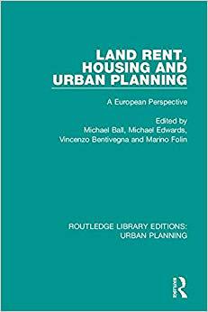 【预售】Land Rent, Housing and Urban Planning