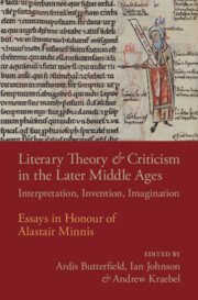 [预订]Literary Theory and Criticism in the Later Middle Ages