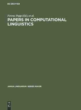 【预订】Papers in Computational Linguistics: Proceedings of the 3rd Internat 9789027932853