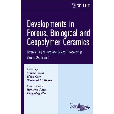 预订 Developments In Porous, Biological And Geopolymer Ceramics 多孔、生物与聚合体陶瓷进展: 9780470196403