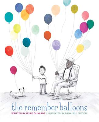 记忆气球 Dana Wulfekotte 插画 精装绘本 The Remember Balloons 英文原版