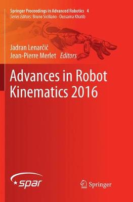 【预订】Advances in Robot Kinematics 2016