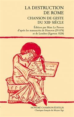 [预订]La destruction de Rome : chanson de geste du XIIIe siècle 9782745359056