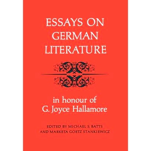 Essays 预订 德国文学随笔：纪念乔伊斯·哈拉莫尔 German Hallamore 9781442651692 Literature Joyce Honour