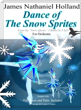 预订 Dance of the Snow Sprites: For Orchestra from the ballet 
