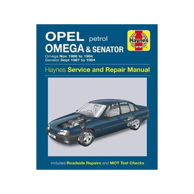 [预订]Opel Omega & Senator Petrol (Nov 86 - 94) Haynes Repair Manual 9780857339188