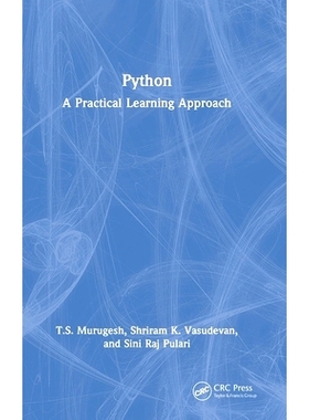 预订 Python: A Practical Learning Approach Python：实用的学习方法: 9781032712642