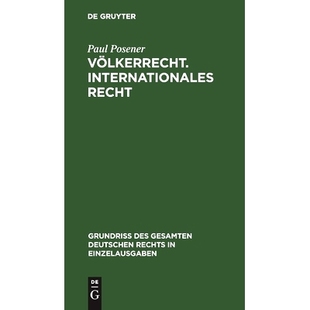 Recht Internationales 9783112633212 Völkerrecht. 预订
