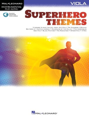 【预订】Superhero Themes Instrumental Play-Along for Viola