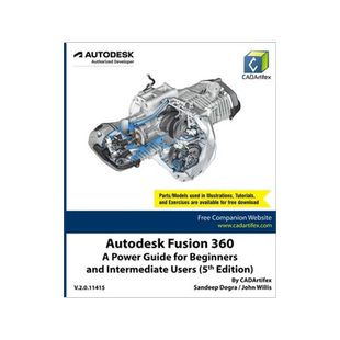 [预订]Autodesk Fusion 360: A Power Guide for Beginners and Intermediate Users (5th Edition) 9788195514809