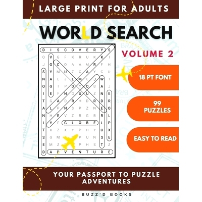 预订 World Search Volume 2: Your Passport to Puzzle Adventures: 9780998418490