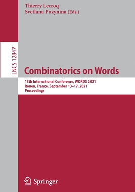 【预订】Combinatorics on Words 9783030850876