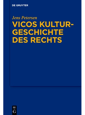 预订 Vicos Kulturgeschichte des Rechts: 9783110718386