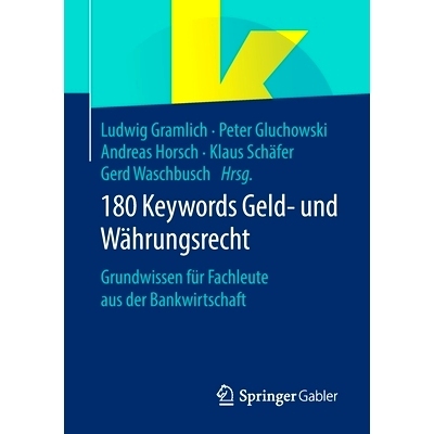 预订 180 Keywords Geld- und Währungsrecht: 9783658282967