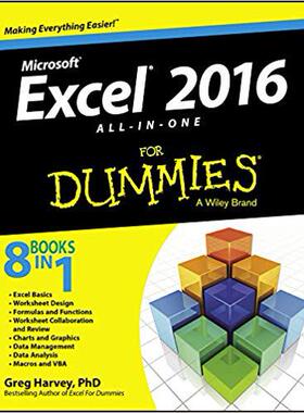 【预售】Excel 2016 All-In-One for Dummies