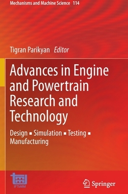 预订 Advances in Engine and Powertrain Research and Technology