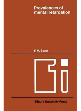 预订 Prevalences of mental retardation: 9789401019705