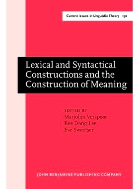 预订 Current issues in linguistic theory, 150: lexical and syntactical constructions and the construction of meaning ::