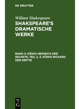 预订 König Heinrich der Sechste, Teil 2, 3. König Richard der Dritte: 9783112667095