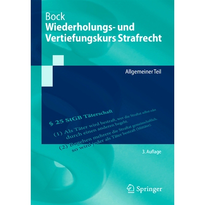 预订 Wiederholungs- Und Vertiefungskurs Strafrecht: Allgemeiner Teil: 9783662674536