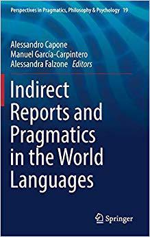 【预售】Indirect Reports and Pragmatics in the World Languages