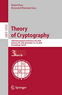 【预订】Theory of Cryptography