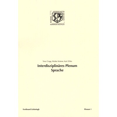 预订 Interdisziplinäres Plenum Sprache 跨学科会议里的语言: 9783506777522