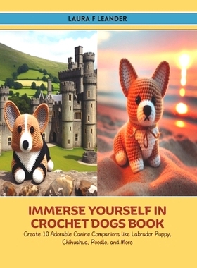 预订 Immerse Yourself in Crochet Dogs Book: Create 10 Adorable Canine Companions like Labrador Puppy, Chihuahua, Poodle,