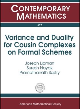 【预售】Variance and Duality for Cousin Complexes on Formal Schemes