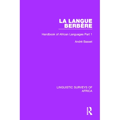 Handbook of African Languages Part 1