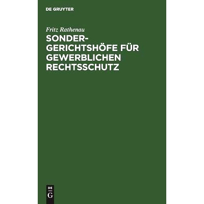 预订 Sondergerichtshöfe für gewerblichen Rechtsschutz: 9783111171760